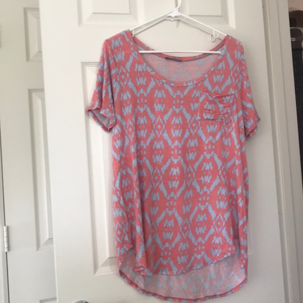 Loose fitting colorful top